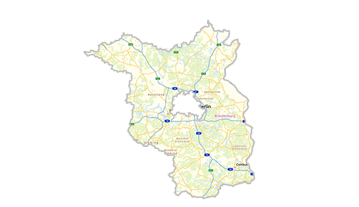 Brandenburg Landeswappen - ALKIS Liegenschaftsdaten Brandenburg
