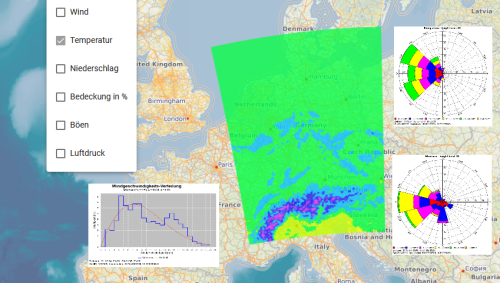 Historische Wetterdaten (COSMO-REA6-Modell)