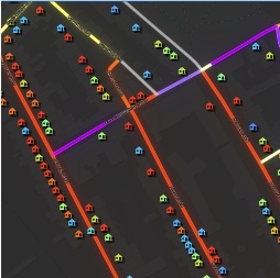 Energieeffizienz Gebäude - Wärmeplanung und Energiemerkmale Visualisierung
